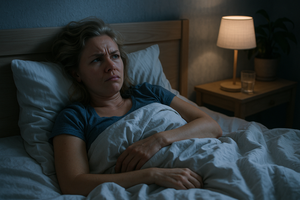 Dansk kvinde har svært ved at sove